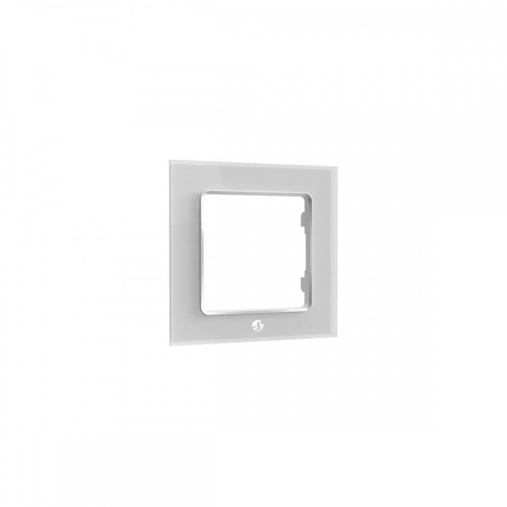 shelly wall frame 1 (pentru comutator de perete) , alb - imagine 3
